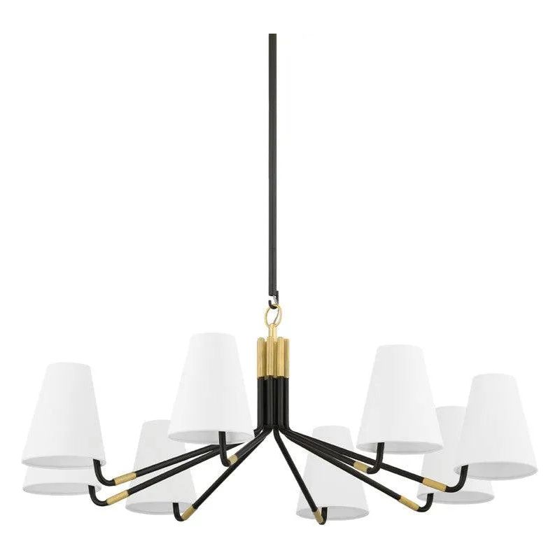 Hudson Valley Lighting - Stanwyck Chandelier - 6640-AGB/DB | Montreal Lighting & Hardware