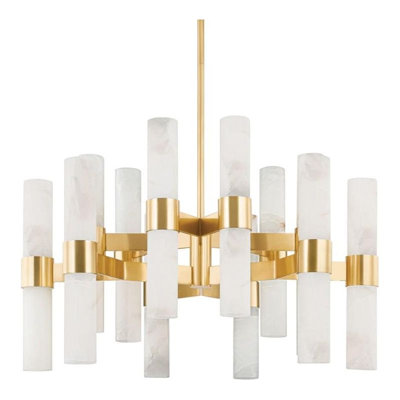 Hudson Valley Lighting - Stowe Chandelier - 8938-AGB | Montreal Lighting & Hardware