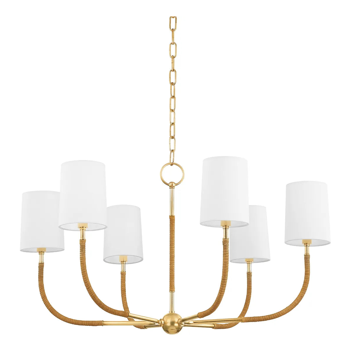 Hudson Valley Lighting - Webson Chandelier - 3534-AGB | Montreal Lighting & Hardware