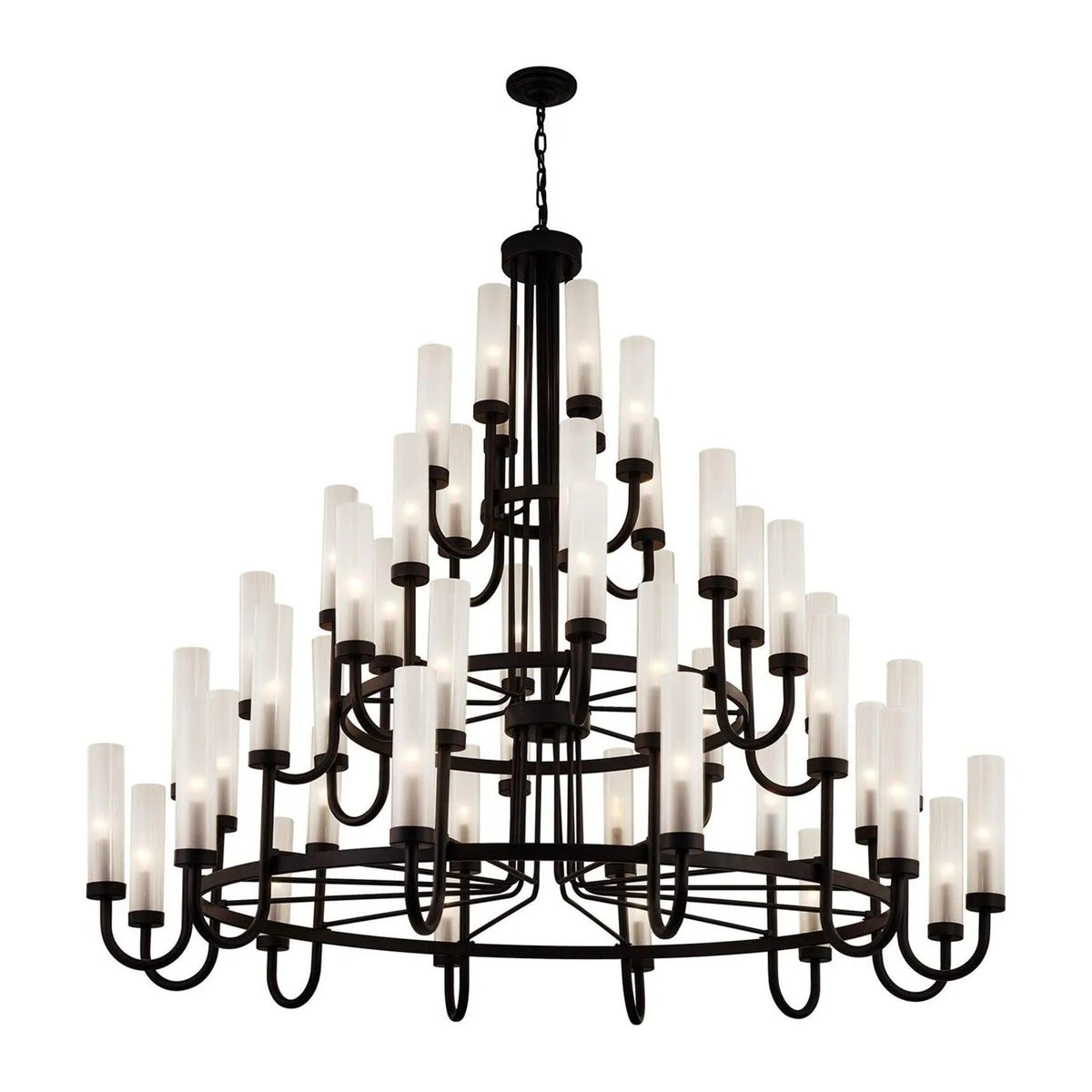 Justice Designs - Anchor Chandelier - FSN-4343-CLFR-DBRZ | Montreal Lighting & Hardware