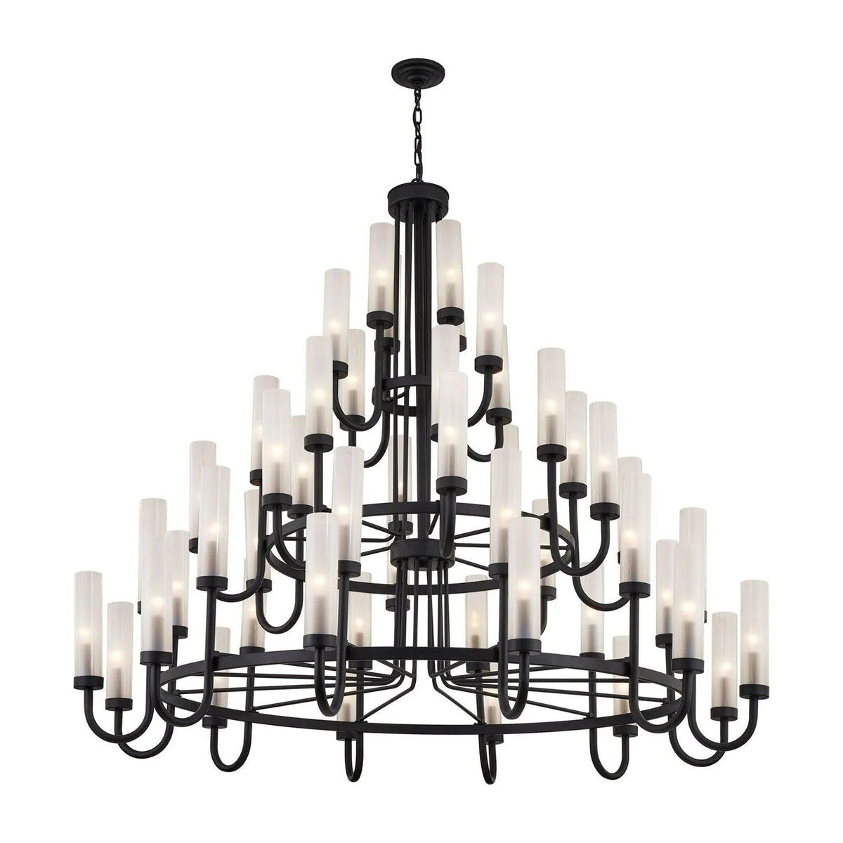 Justice Designs - Anchor Chandelier - FSN-4343-CLFR-DBRZ | Montreal Lighting & Hardware