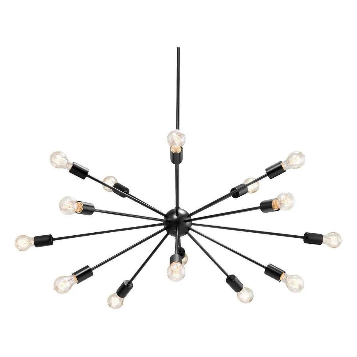 Justice Designs - Axion Chandelier - NSH-8024-NCKL | Montreal Lighting & Hardware