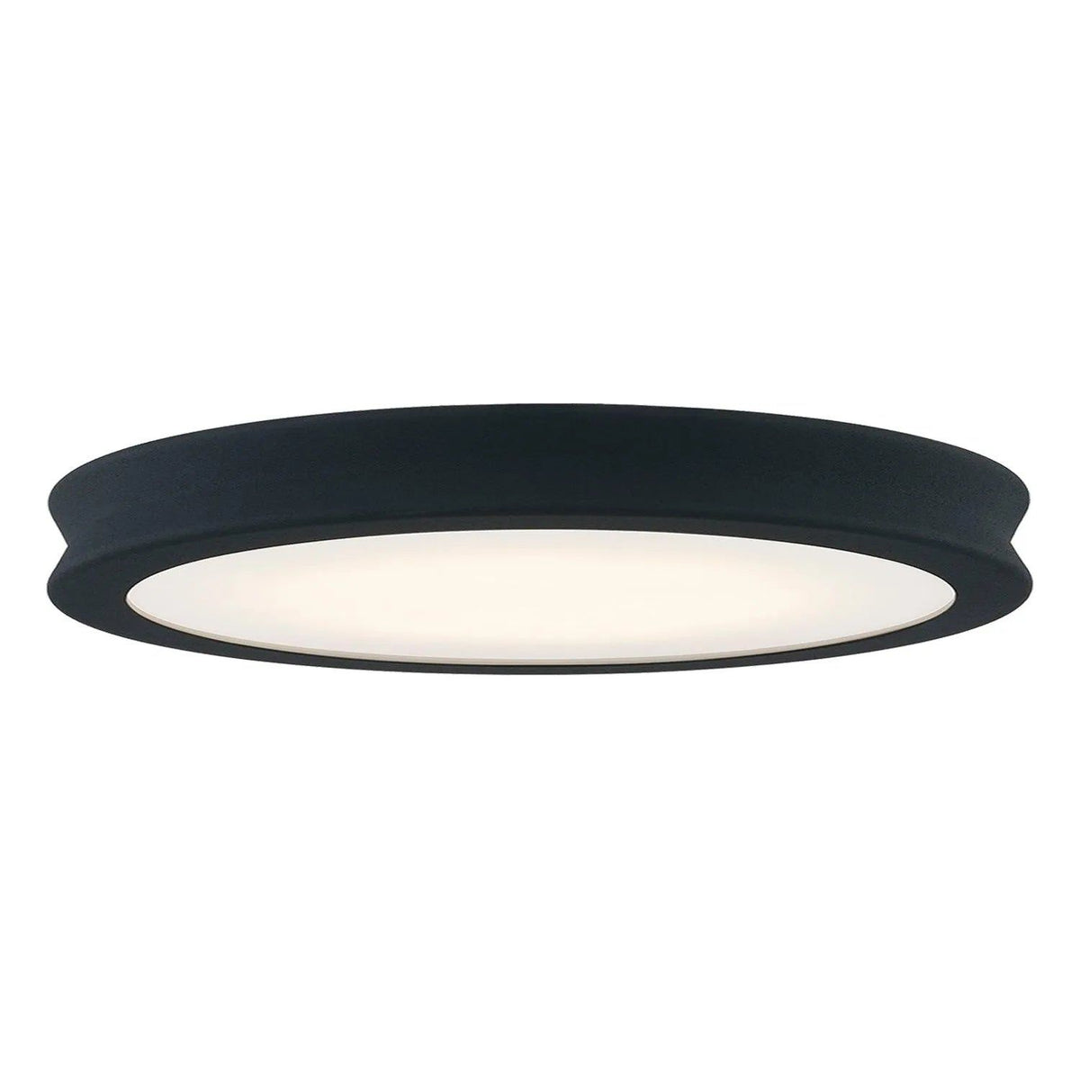 Justice Designs - Bevel LED Flush-Mount - FSN-4181-OPAL-MBTX | Montreal Lighting & Hardware