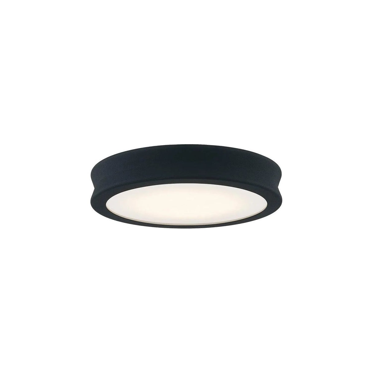 Justice Designs - Bevel LED Flush-Mount - FSN-4181-OPAL-MBTX | Montreal Lighting & Hardware