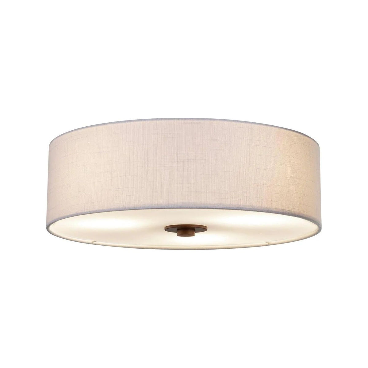 Justice Designs - Classic LED Flush-Mount - FAB-9595-CREM-NCKL | Montreal Lighting & Hardware