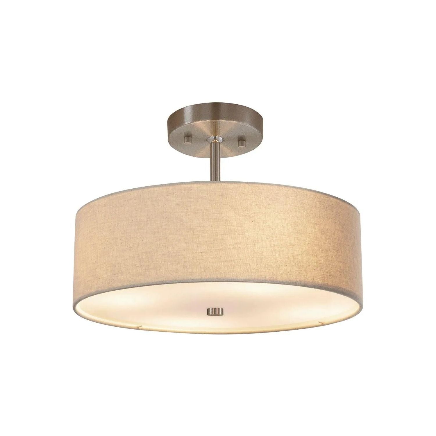 Justice Designs - Classic Pendant - FAB-9590-CREM-NCKL | Montreal Lighting & Hardware