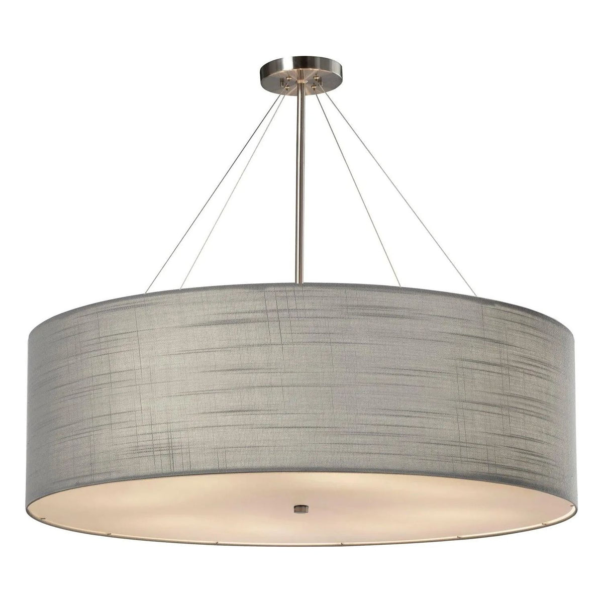 Justice Designs - Classic Pendant - FAB-9590-CREM-NCKL | Montreal Lighting & Hardware