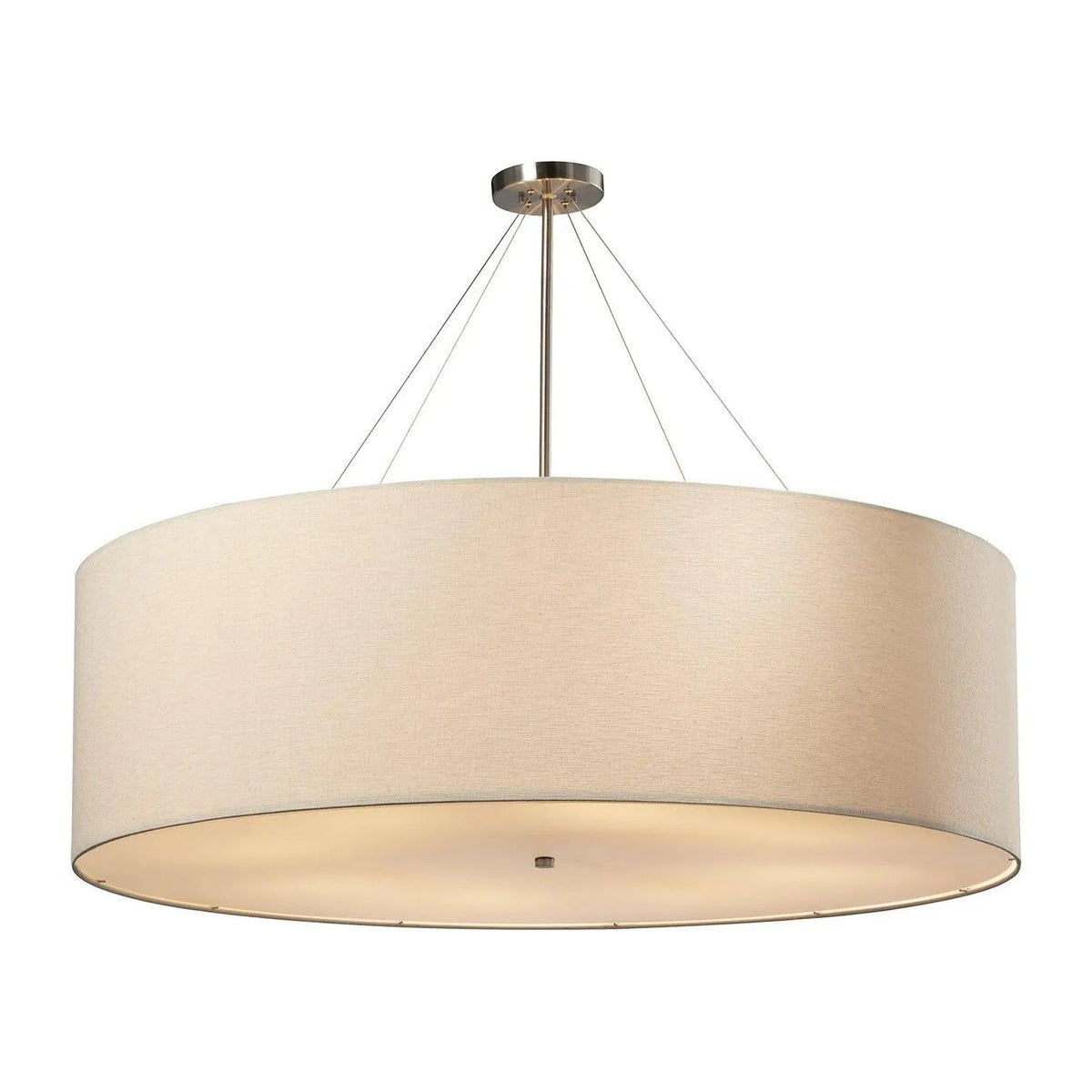 Justice Designs - Classic Pendant - FAB-9590-CREM-NCKL | Montreal Lighting & Hardware