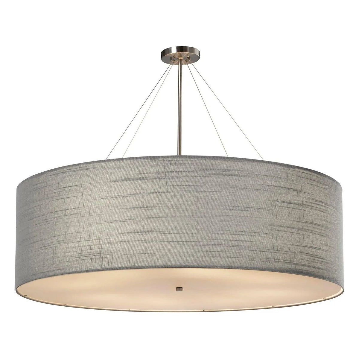 Justice Designs - Classic Pendant - FAB-9590-CREM-NCKL | Montreal Lighting & Hardware