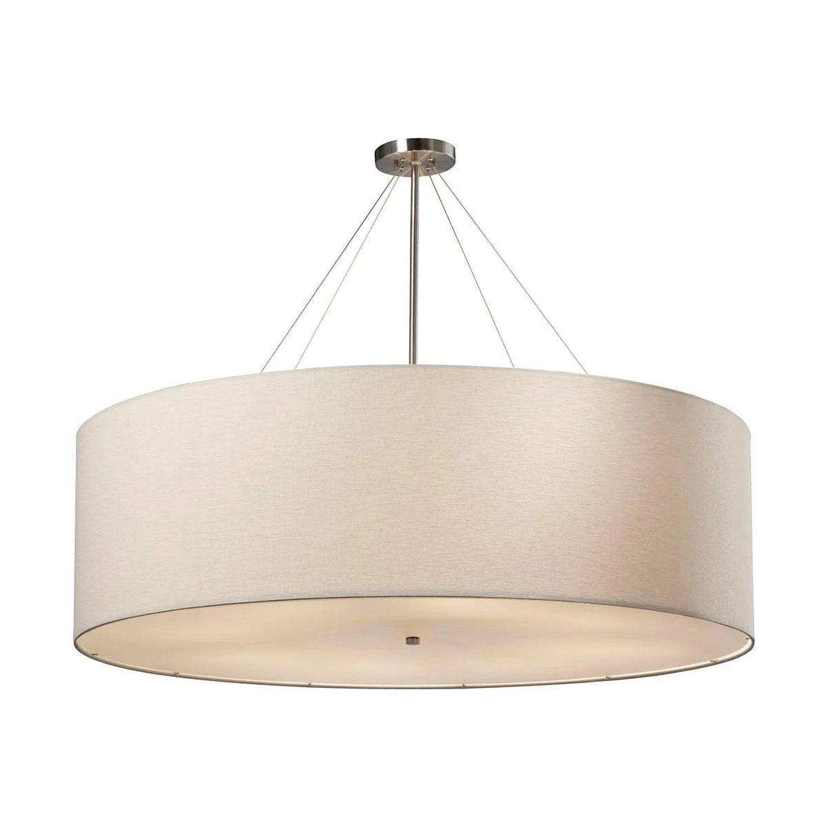 Justice Designs - Classic Pendant - FAB-9590-CREM-NCKL | Montreal Lighting & Hardware