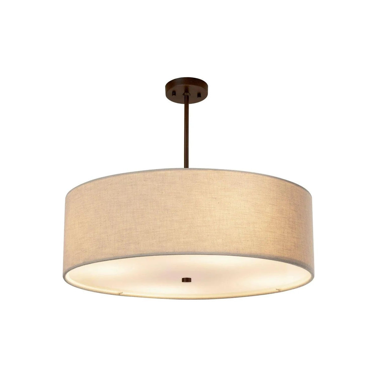 Justice Designs - Classic Pendant - FAB-9590-CREM-NCKL | Montreal Lighting & Hardware