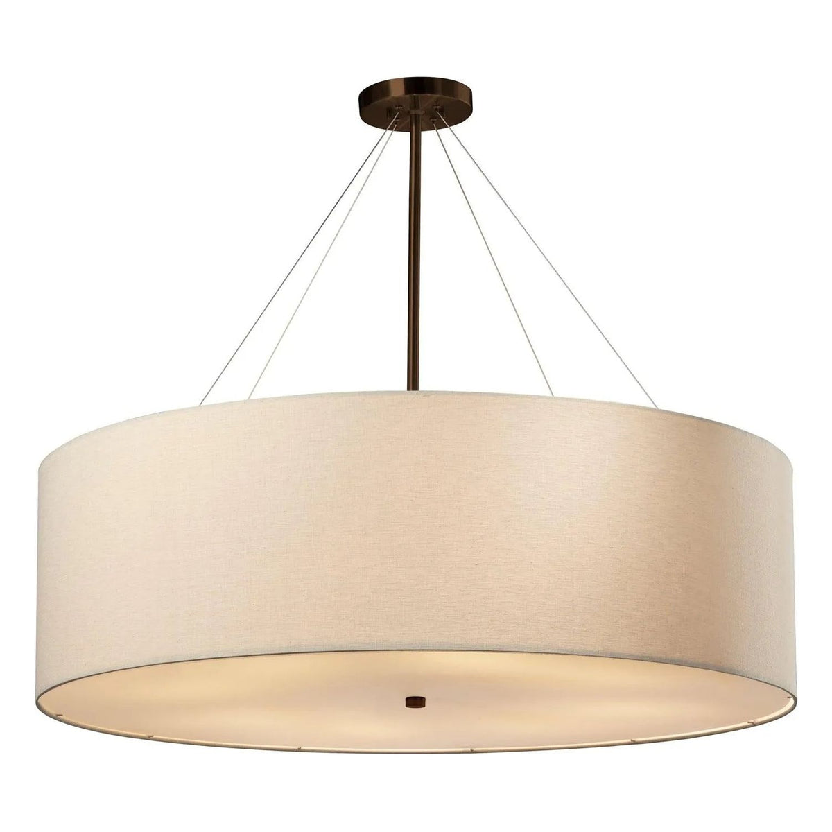 Justice Designs - Classic Pendant - FAB-9590-CREM-NCKL | Montreal Lighting & Hardware