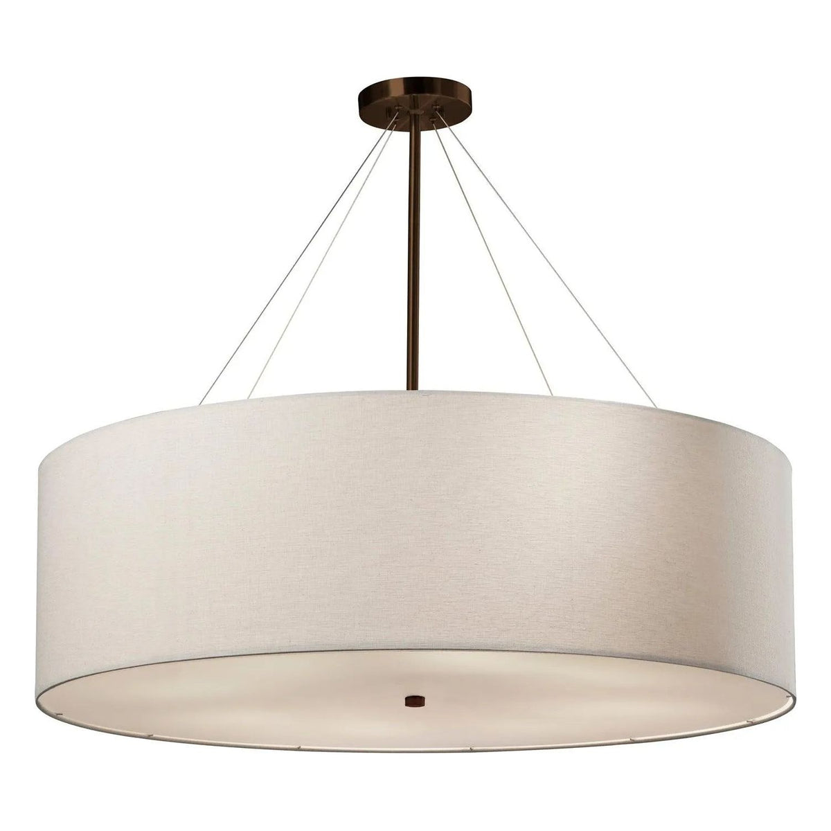 Justice Designs - Classic Pendant - FAB-9590-CREM-NCKL | Montreal Lighting & Hardware