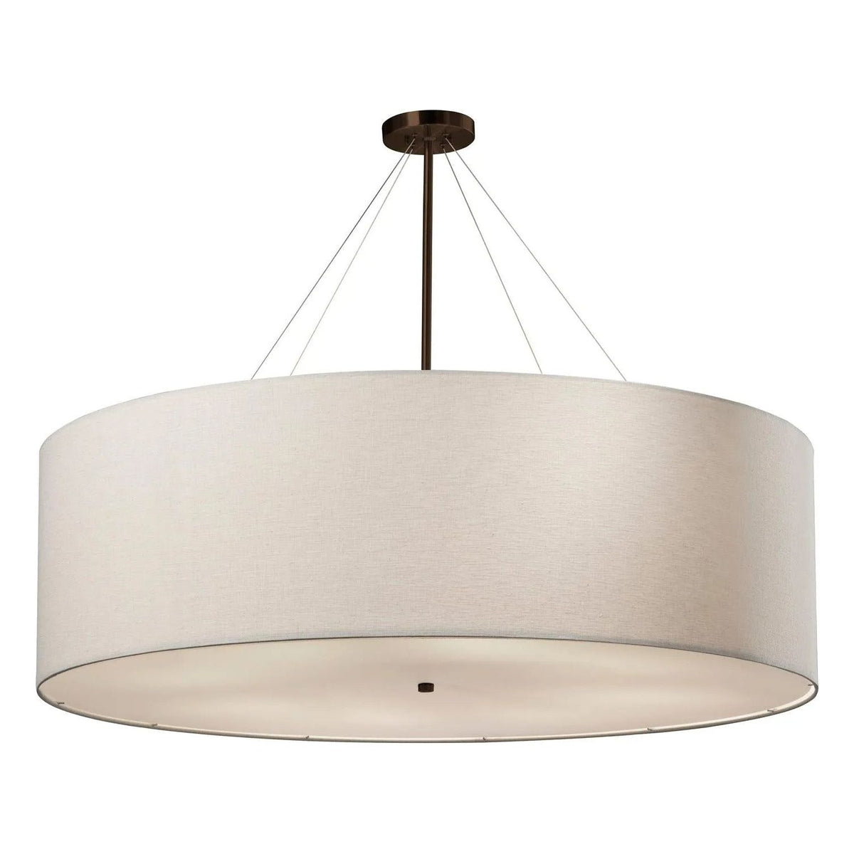 Justice Designs - Classic Pendant - FAB-9590-CREM-NCKL | Montreal Lighting & Hardware