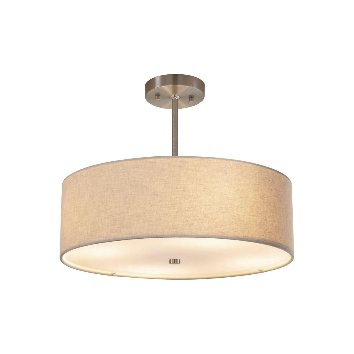 Justice Designs - Classic Pendant - FAB-9590-CREM-NCKL | Montreal Lighting & Hardware