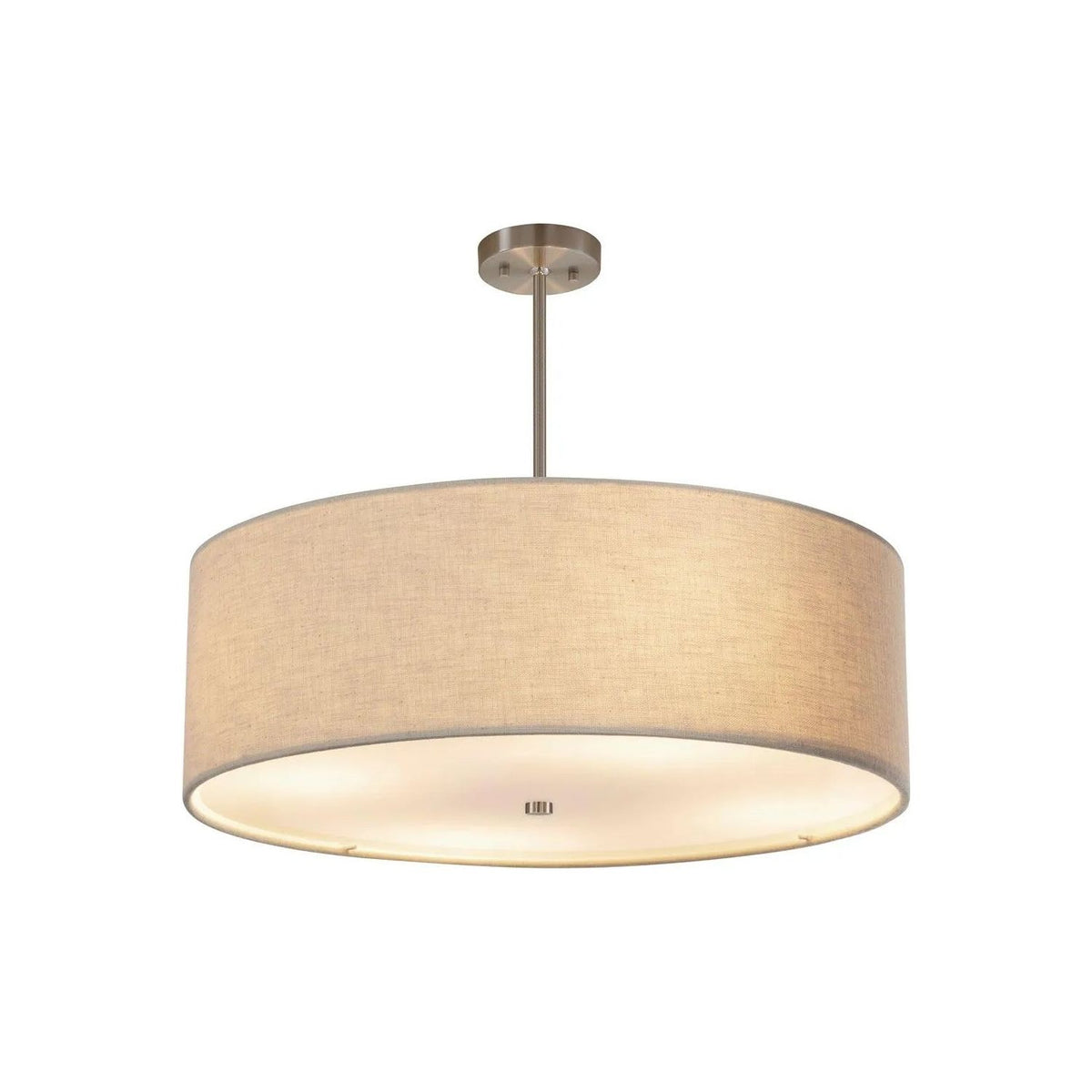 Justice Designs - Classic Pendant - FAB-9590-CREM-NCKL | Montreal Lighting & Hardware