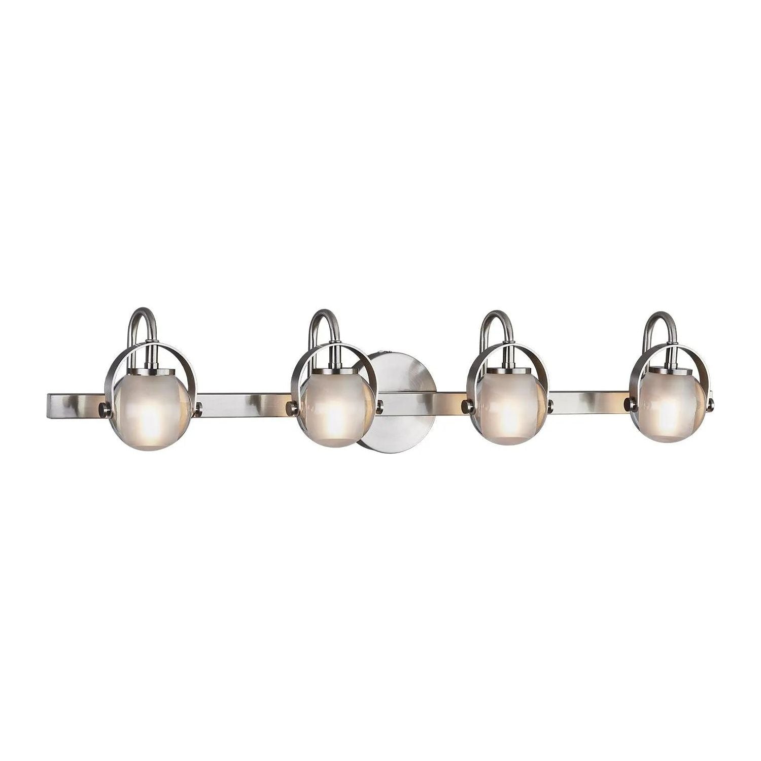 Justice Designs - Conduit Bath Bar - FSN-8064-CLOP-NCKL | Montreal Lighting & Hardware