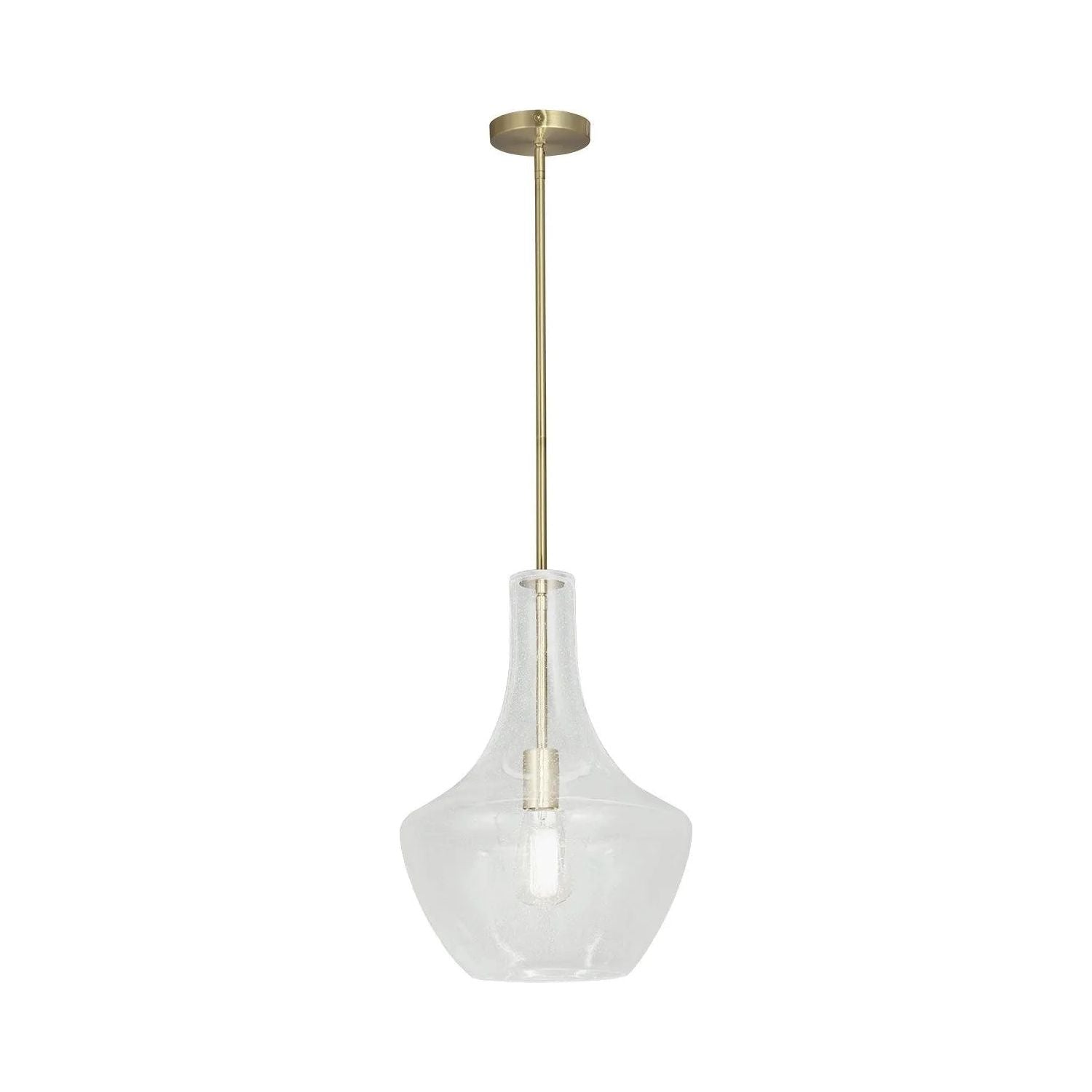 Justice Designs - Harlow Pendant - FSN-4170-SEED-BRSS | Montreal Lighting & Hardware