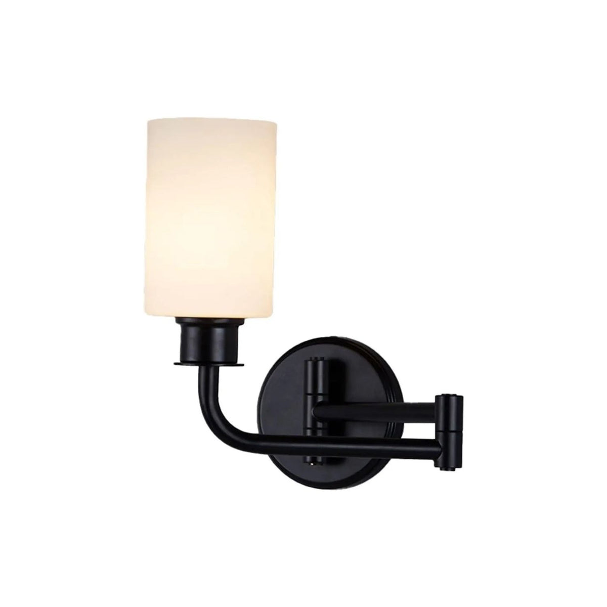 Justice Designs - Hinge Wall Sconce - FSN-4411-OPAL-DBRZ | Montreal Lighting & Hardware