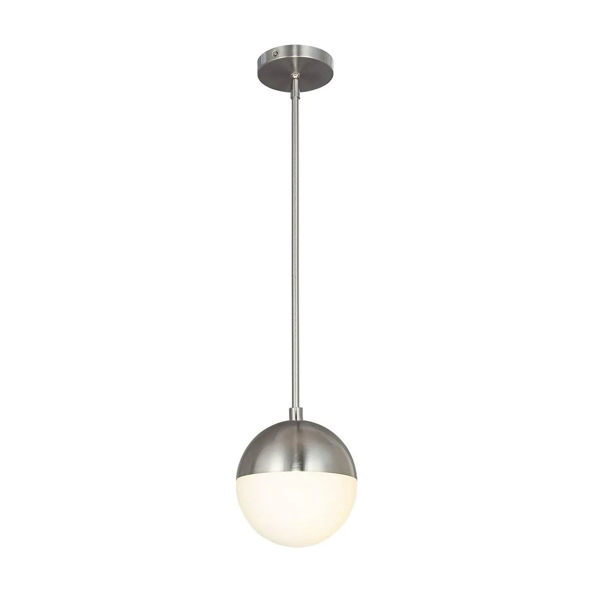 Justice Designs - Ion Pendant - FSN-4150-OPAL-NCKL | Montreal Lighting & Hardware