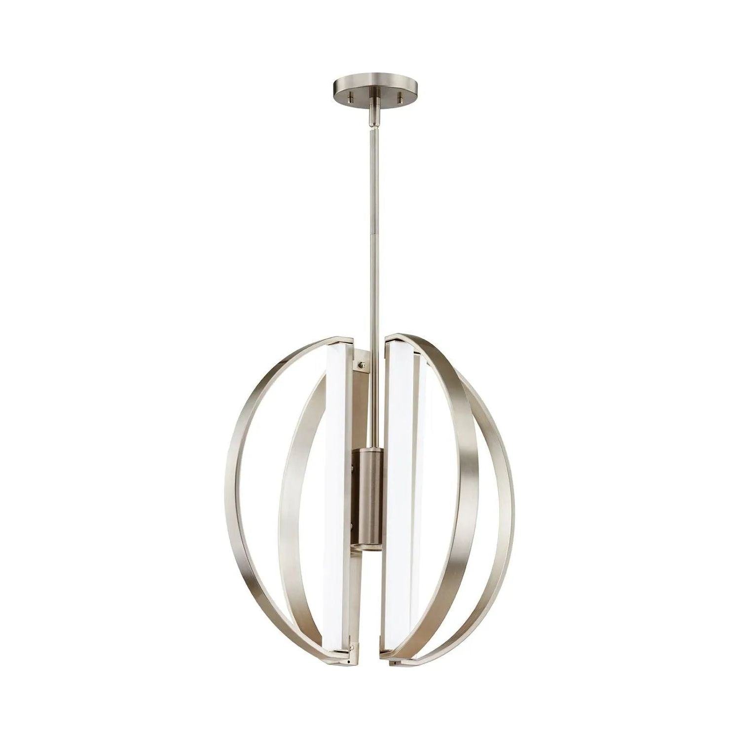 Justice Designs - Liv LED Chandelier - NSH-4301-NCKL | Montreal Lighting & Hardware