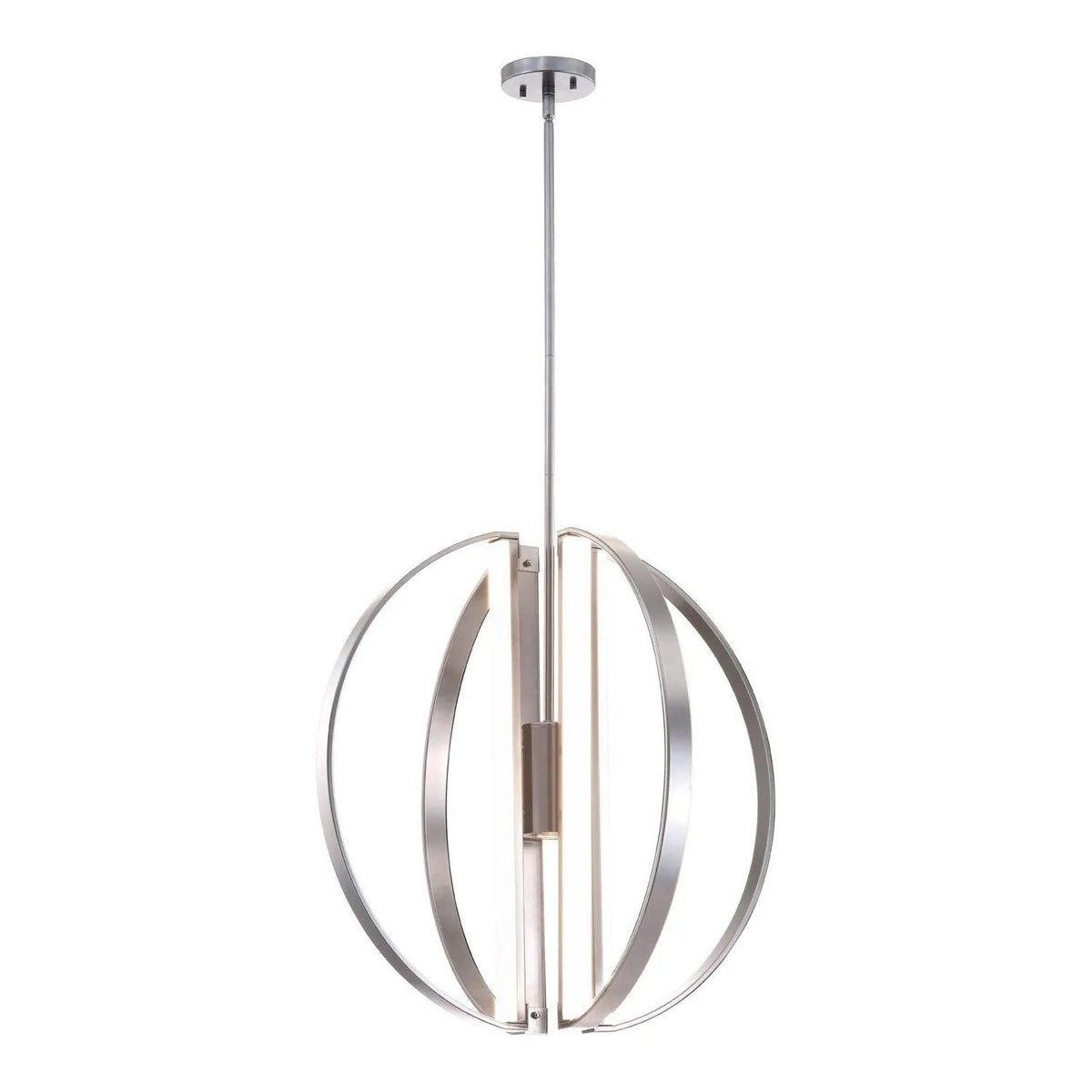 Justice Designs - Liv LED Chandelier - NSH-4301-NCKL | Montreal Lighting & Hardware