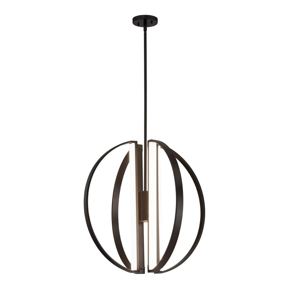 Justice Designs - Liv LED Chandelier - NSH-4301-NCKL | Montreal Lighting & Hardware