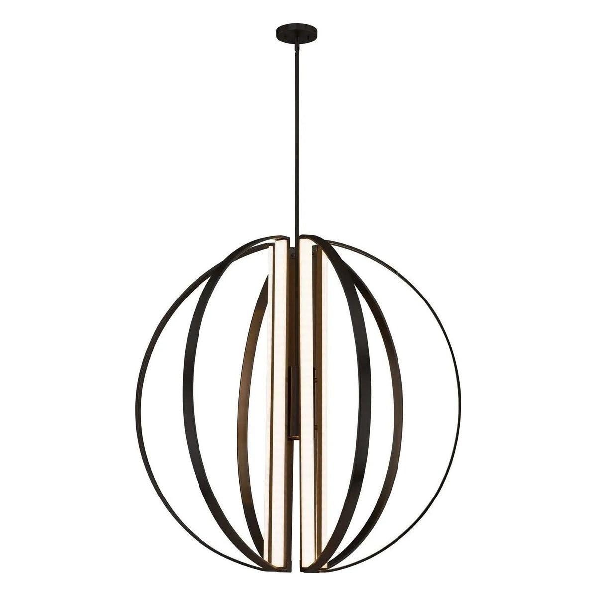 Justice Designs - Liv LED Chandelier - NSH-4301-NCKL | Montreal Lighting & Hardware