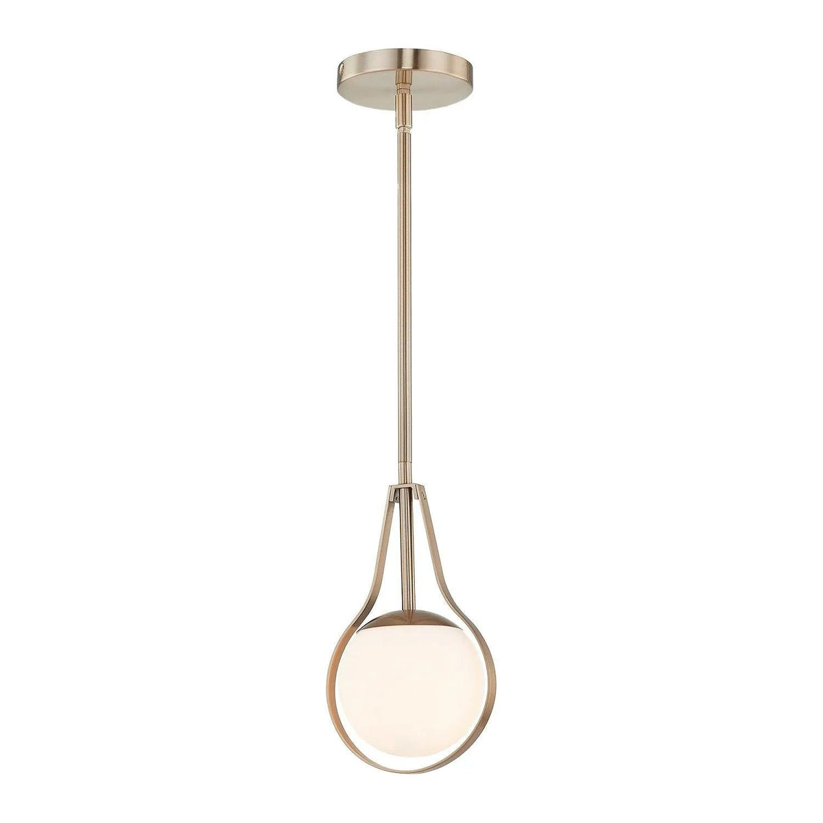 Justice Designs - Pearl Pendant - FSN-4235-OPAL-BRSS | Montreal Lighting & Hardware