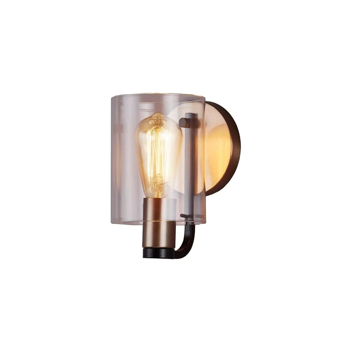 Justice Designs - Poise Wall Sconce - FSN-8081-CLER-MBBR | Montreal Lighting & Hardware