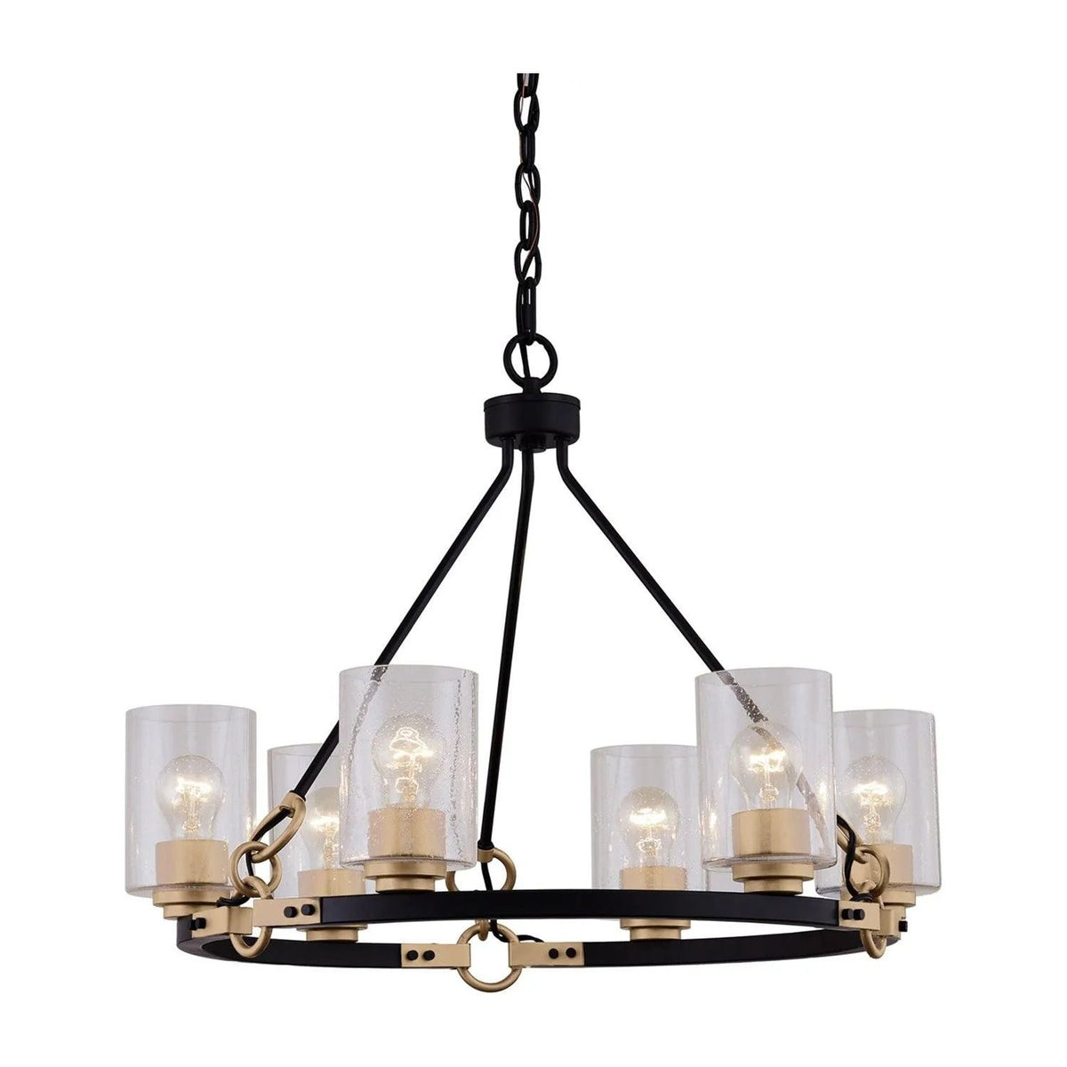 Justice Designs - Richmond Chandelier - FSN-4352-SEED-MBBR | Montreal Lighting & Hardware