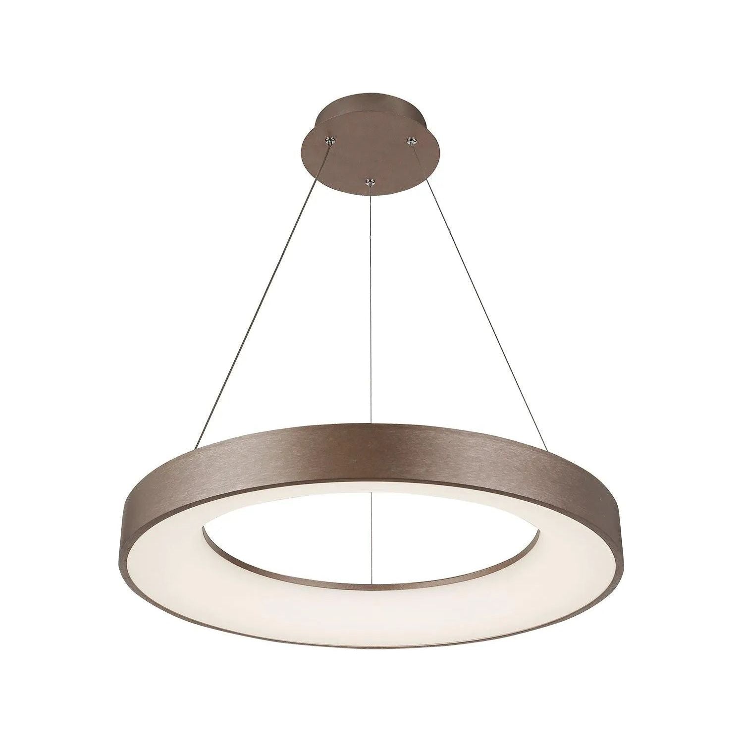 Justice Designs - Sway LED Pendant - ACR-4060-OPAL-LTBZ | Montreal Lighting & Hardware