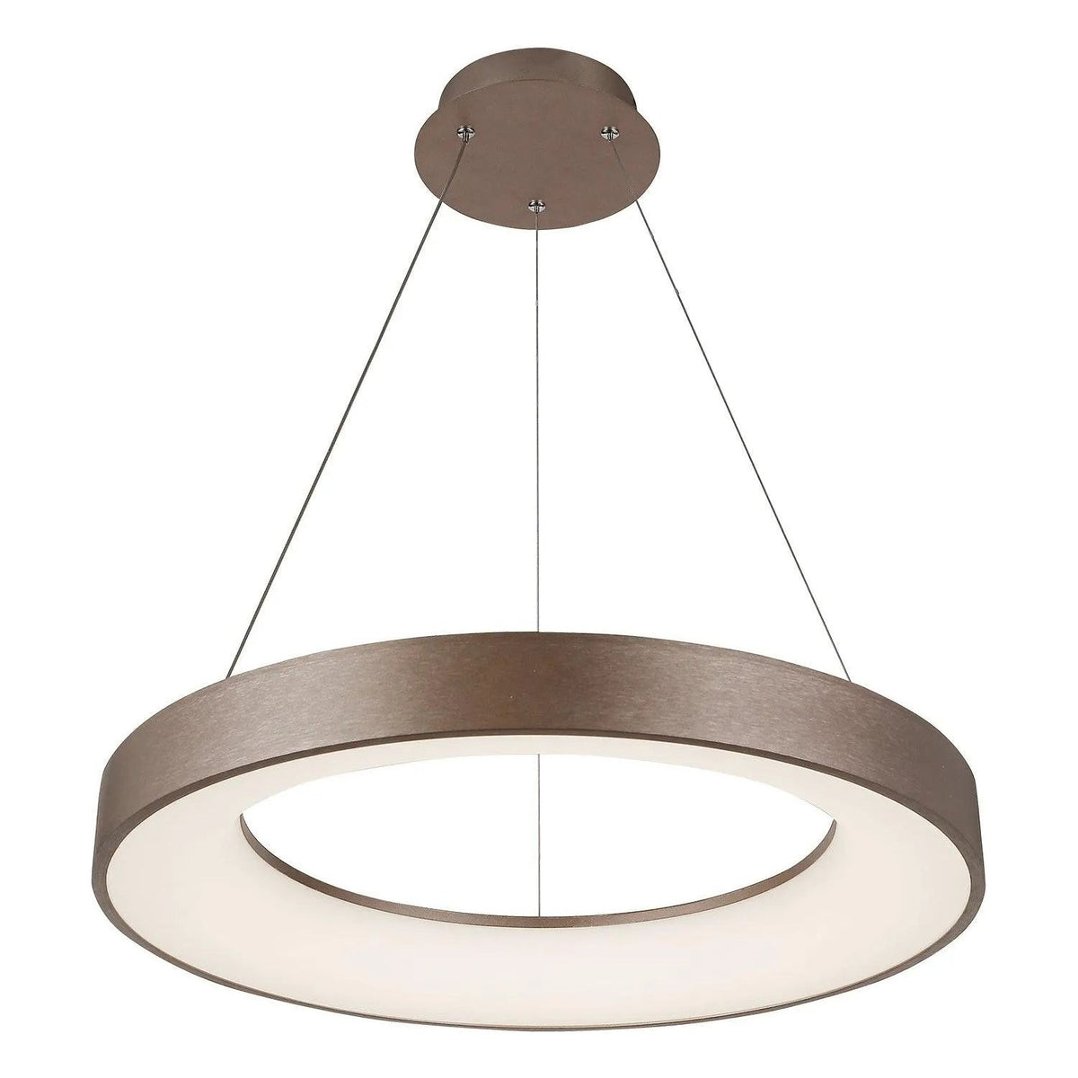 Justice Designs - Sway LED Pendant - ACR-4060-OPAL-LTBZ | Montreal Lighting & Hardware