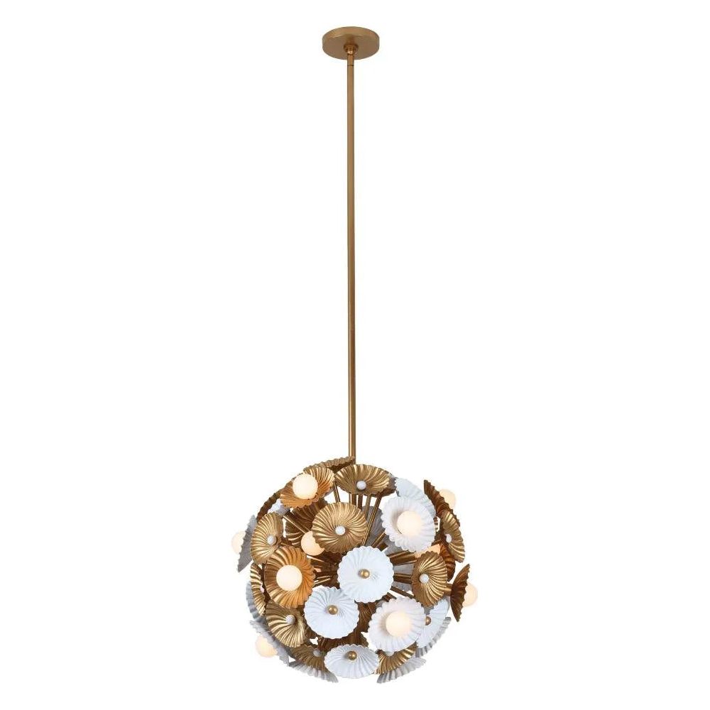 Kalco - Damask Semi Flush/Convertible - 520355WVB | Montreal Lighting & Hardware