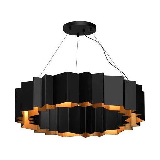 Kuzco Lighting - Akira Chandelier - CH58040-BK/GD | Montreal Lighting & Hardware