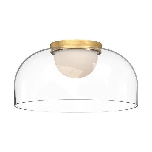 Kuzco Lighting - Cedar LED Flush Mount - FM52508-BG/CL | Montreal Lighting & Hardware