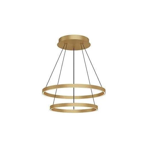 Kuzco Lighting - Cerchio LED Chandelier - CH87224-BG | Montreal Lighting & Hardware