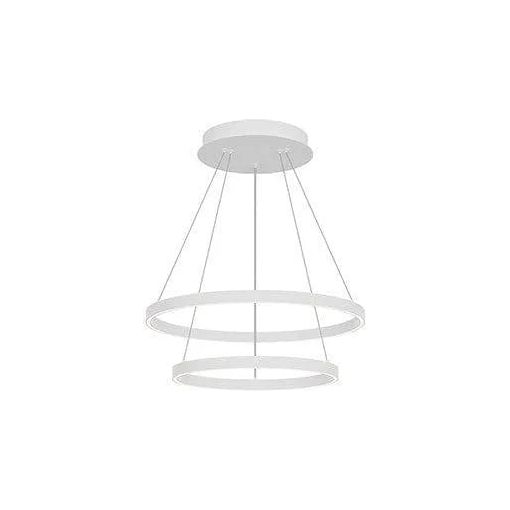 Kuzco Lighting - Cerchio LED Chandelier - CH87224-WH | Montreal Lighting & Hardware