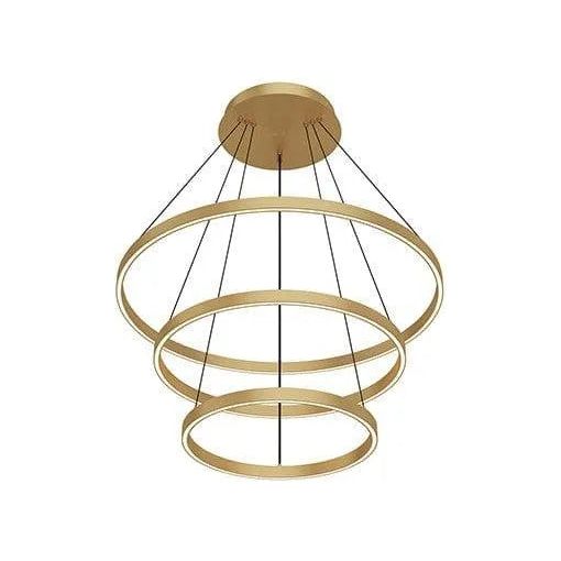 Kuzco Lighting - Cerchio LED Chandelier - CH87332-BG | Montreal Lighting & Hardware