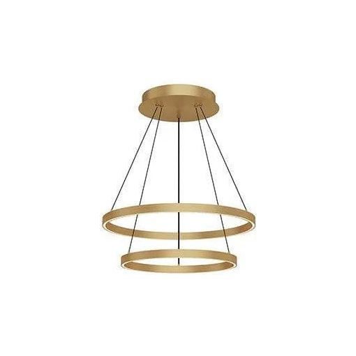 Kuzco Lighting - Cerchio LED Chandelier - CH87824-BG | Montreal Lighting & Hardware