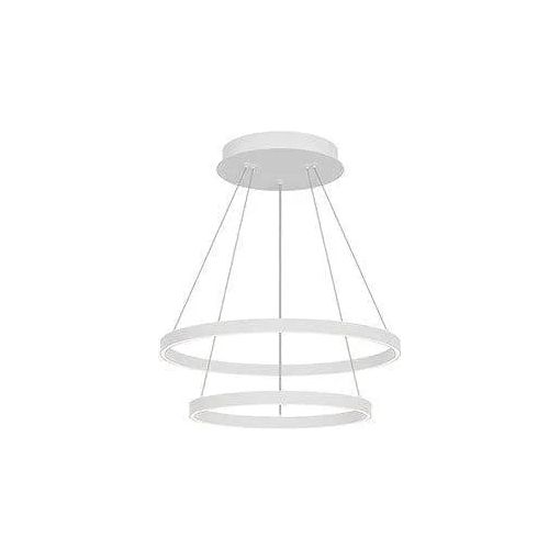 Kuzco Lighting - Cerchio LED Chandelier - CH87824-WH | Montreal Lighting & Hardware