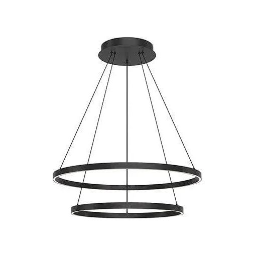 Kuzco Lighting - Cerchio LED Chandelier - CH87832-BK | Montreal Lighting & Hardware