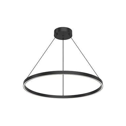 Kuzco Lighting - Cerchio LED Pendant - PD87124-BK | Montreal Lighting & Hardware