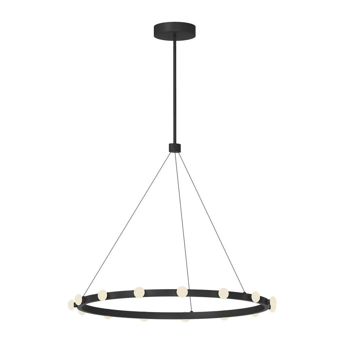 Kuzco Lighting - Rezz LED Pendant - PD63428-BK | Montreal Lighting & Hardware