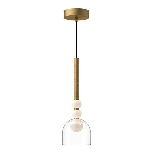 Kuzco Lighting - Rise Dome LED Pendant - PD30502-BG/CL | Montreal Lighting & Hardware