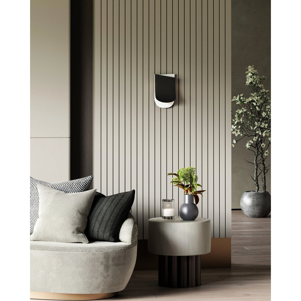 Kuzco Lighting - Sonder LED Wall Sconce - WS83706-BK/WH | Montreal Lighting & Hardware