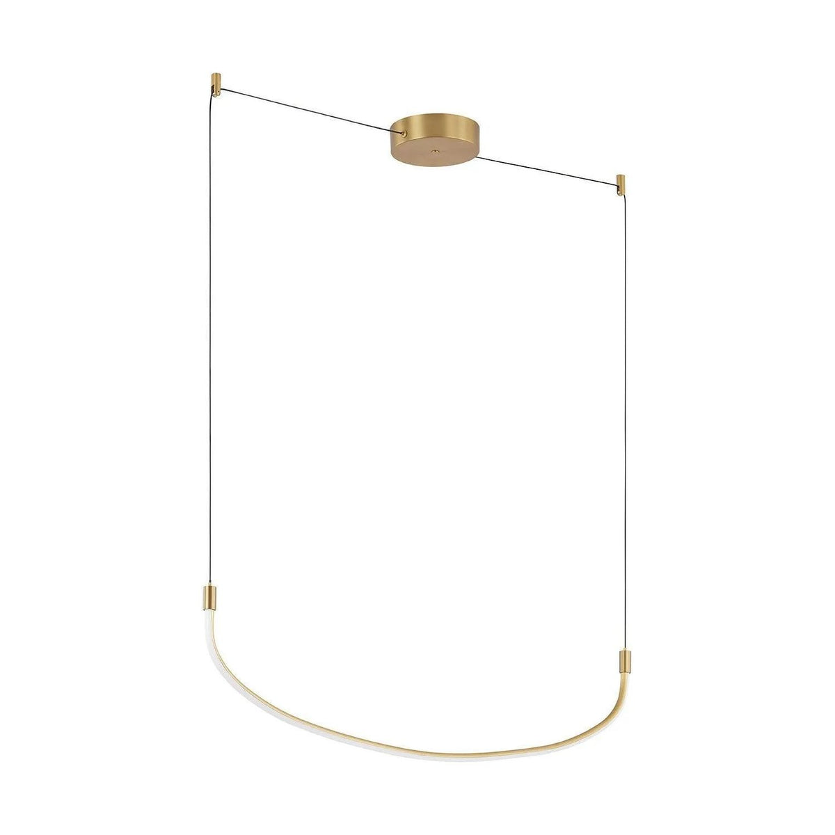 Kuzco Lighting - Talis LED Linear Pendant - LP89048-BG | Montreal Lighting & Hardware