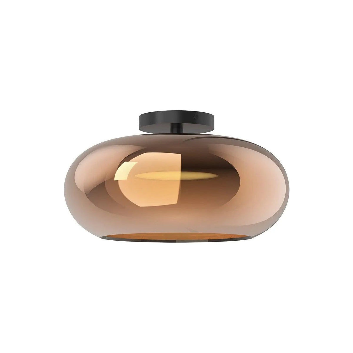 Kuzco Lighting - Trinity LED Semi-Flush Mount - SF62014-BK/CP | Montreal Lighting & Hardware