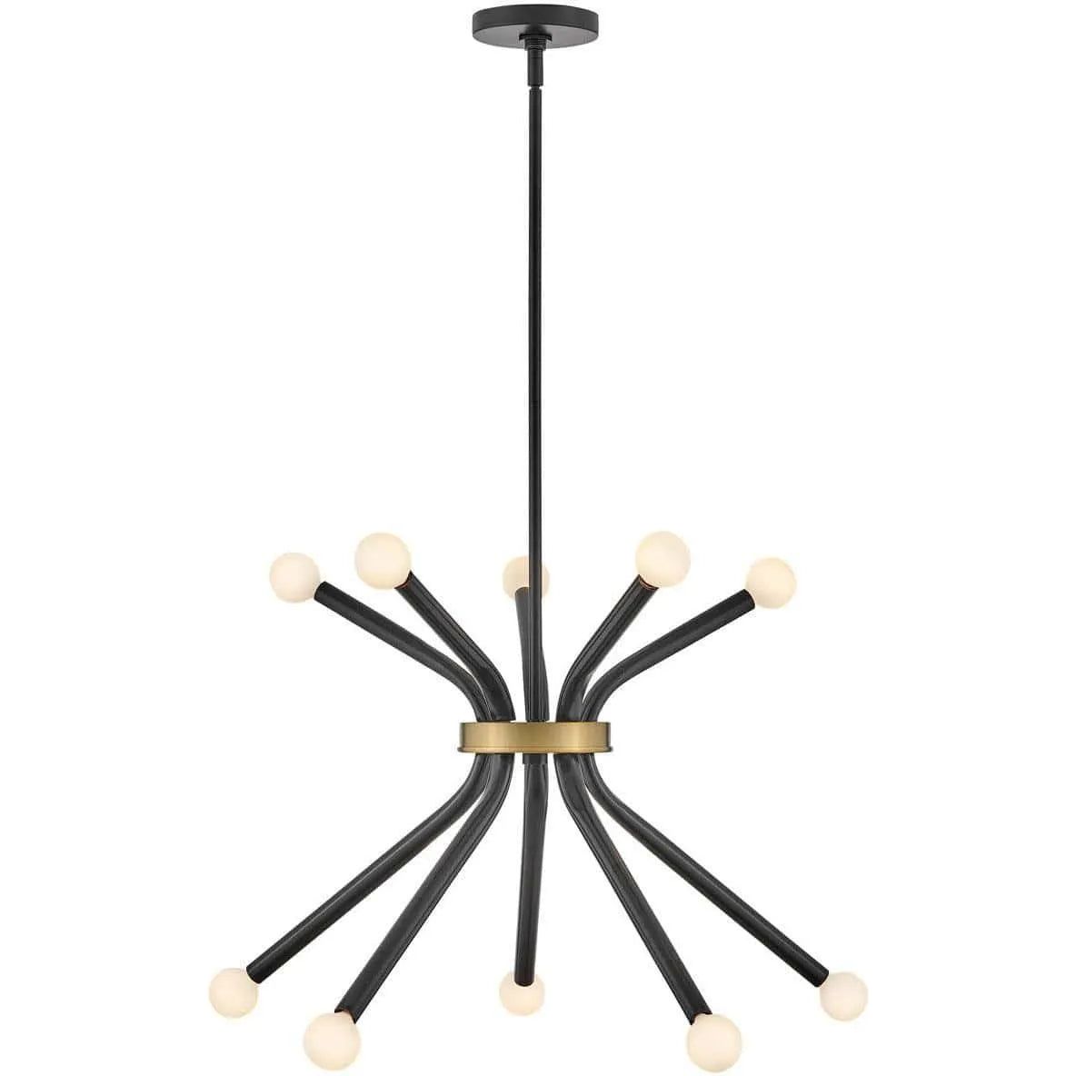 Lark - Axton LED Chandelier - 83855BK | Montreal Lighting & Hardware