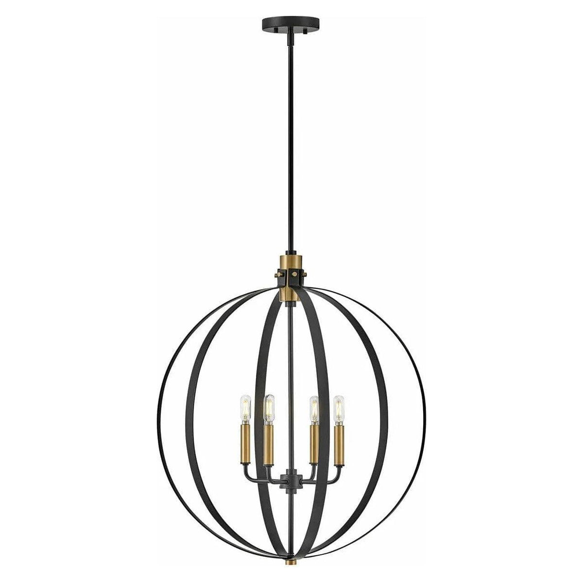 Lark - Cirque Chandelier - 83034BK | Montreal Lighting & Hardware